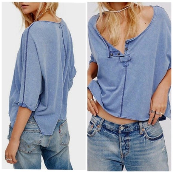 Free People Tops - We The Free 'First Base' Over-sized Top NWT